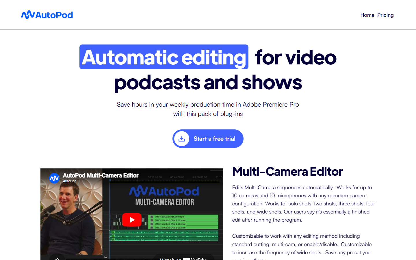 AutoPod competitor workflow for Best Premiere Pro AI Plugins Compared: Znippet vs AutoPod, FireCut, and Built-In Premiere AI