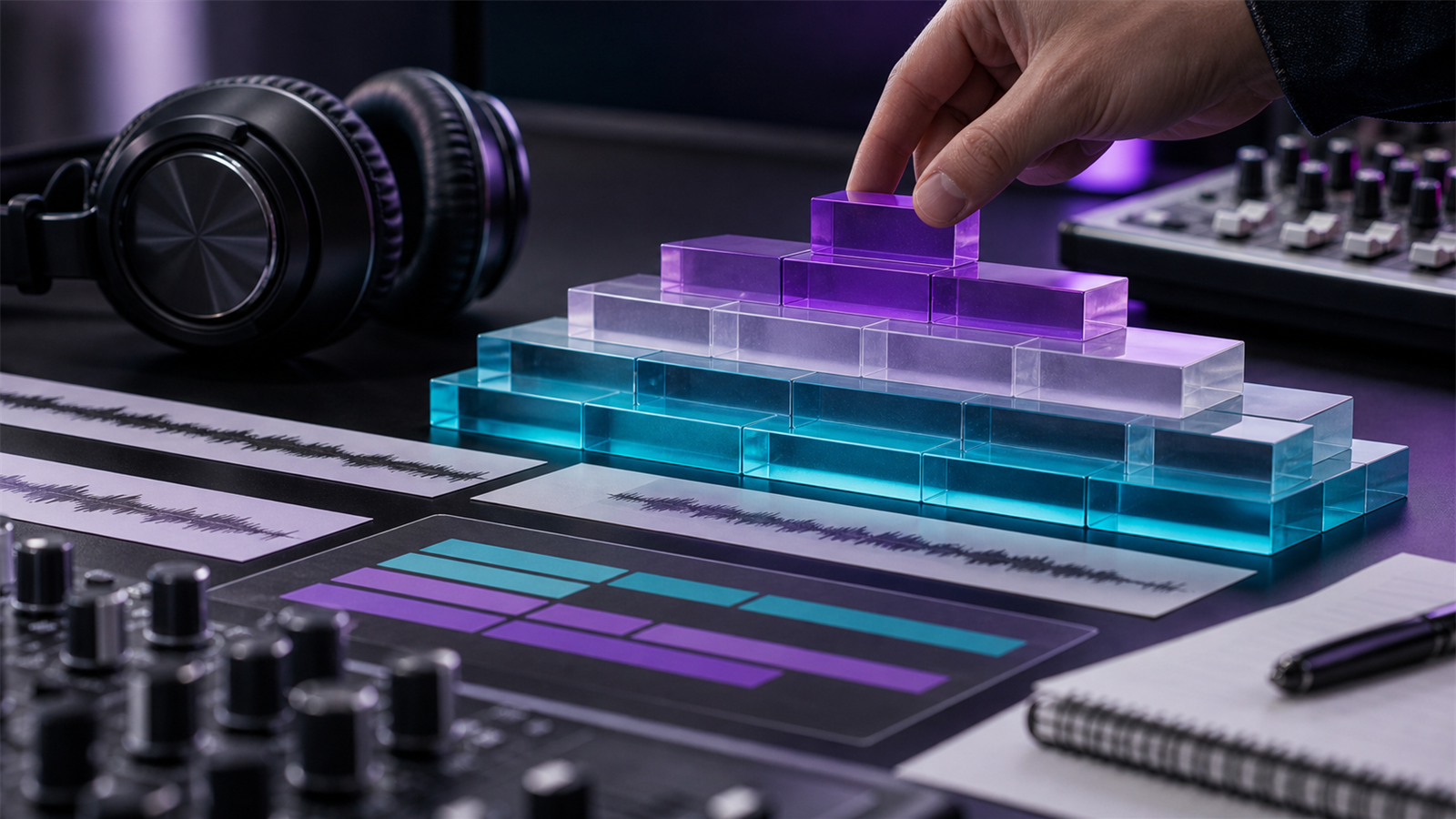 Podcast production cost workflow with budget ranges, deliverables, video add-ons, and monthly support