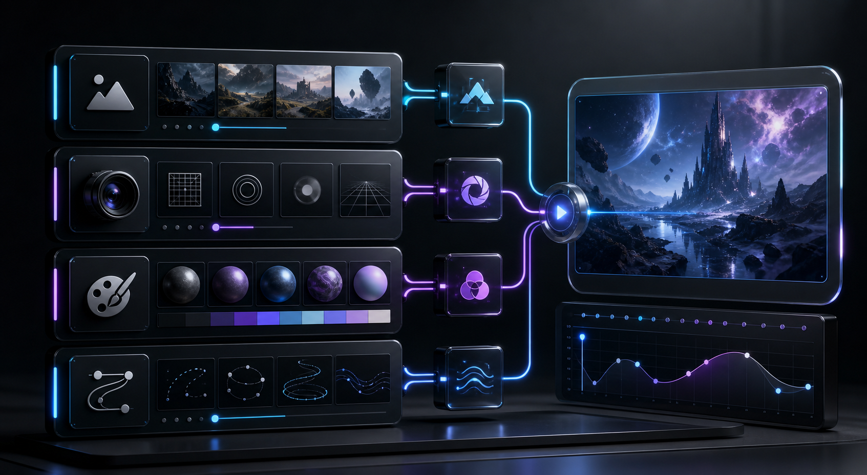 A marketing team comparing AI video tools for ad creative production