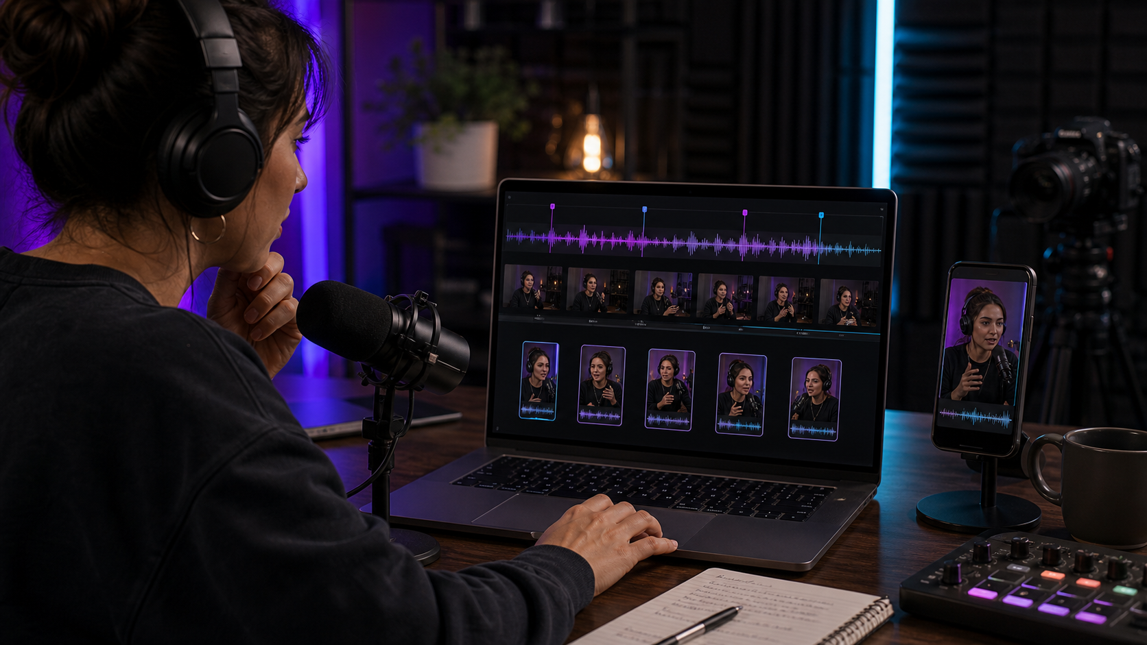 Podcast maker comparing clipping tools for turning episodes into social video clips