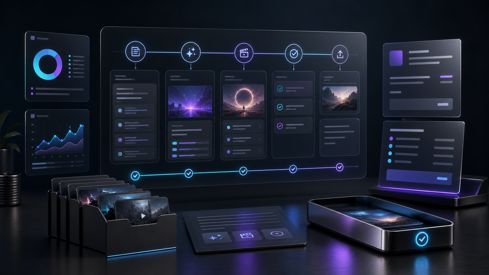 A freelancer reviewing pricing and earnings for client AI video projects