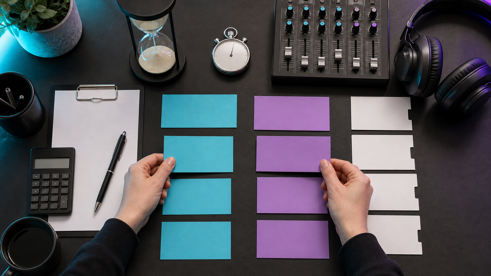 Podcast editor pricing workflow comparing hourly, per-episode, monthly package, scope, and deliverables