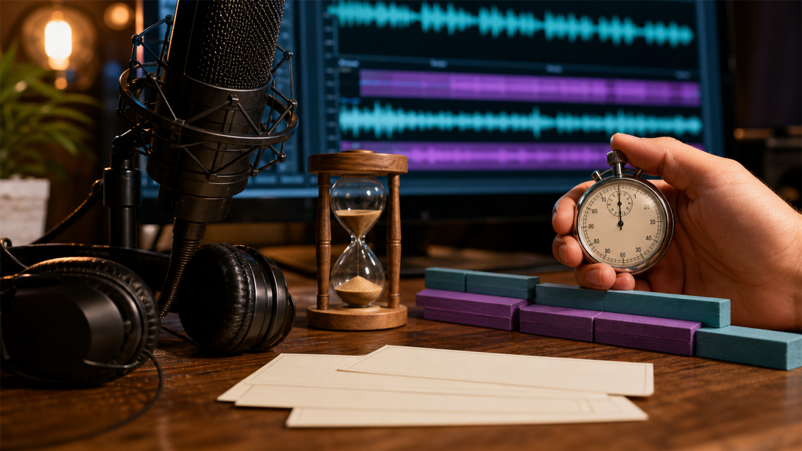 Podcast producer reviewing editor red flags before hiring