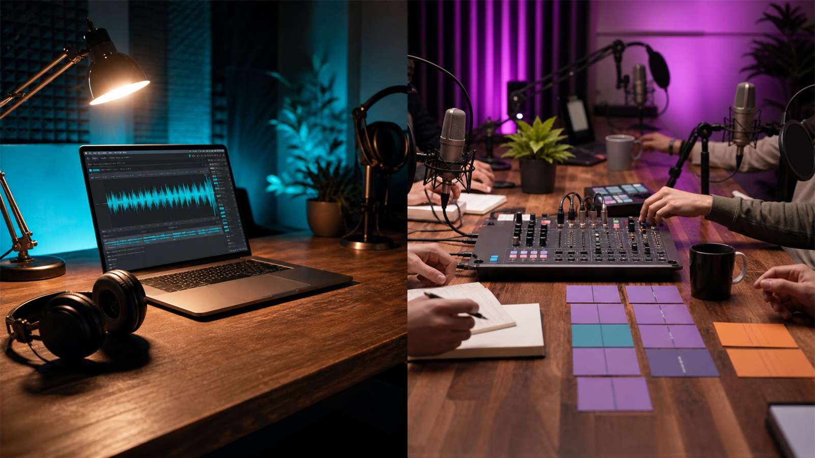 Professional podcast production workflow from recording to publishing