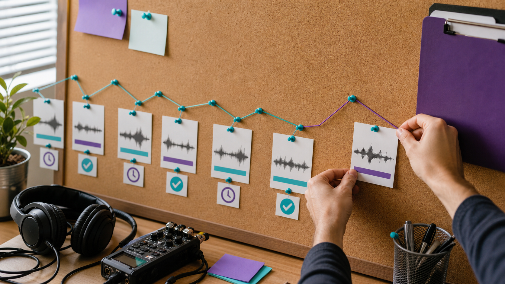 Podcast research and writing workflow