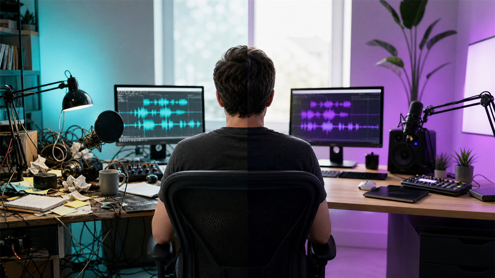 Podcast creator comparing DIY editing time with outsourced editor deliverables